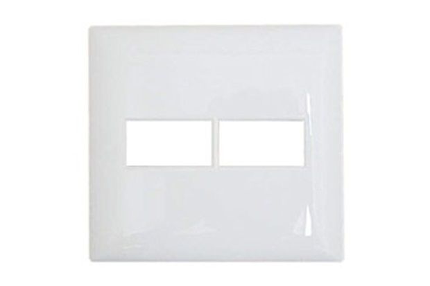 Placa 2 Módulos 4x4 Thesi Up Branca M9p2