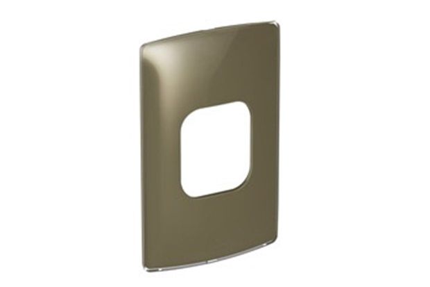 Placa 2 Postos Juntos 4x2 Nereya Malt Gloss Ref. 663235