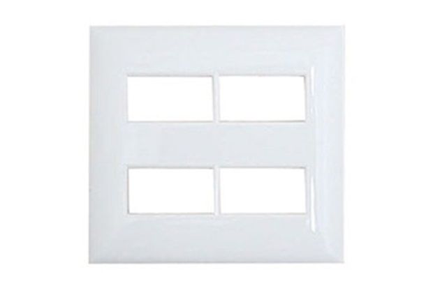 Placa 4 Módulos 4x4 Thesi Up Branca M9p4