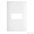 Placa 4x2 1 módulo horizontal Habitat Fame