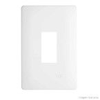 Placa 4x2 1 módulo vertical Habitat Fame