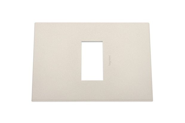 Placa 4x2 1 Posto Amarela