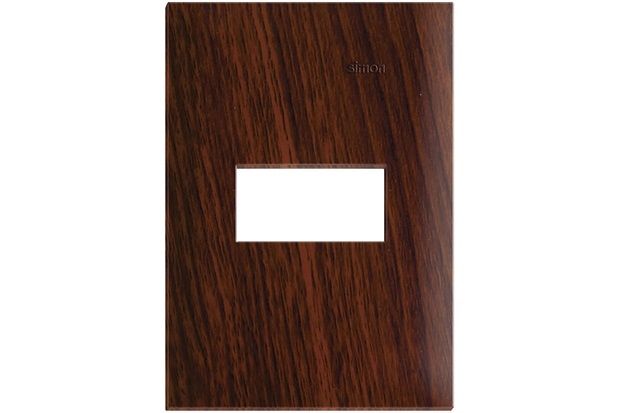 Placa 4x2 1 Posto Horizontal Simon 35 Tabaco