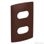 Placa 4x2 2 postos separados moscada Nereya Pial