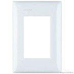 Placa 4x2 3 módulos água marinha Thesi Bticino