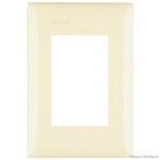 Placa 4x2 3 módulos palha Thesi Bticino