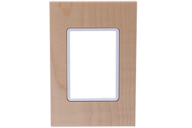 Placa 4x2 3 Módulos Platano Natur Delta Luxo