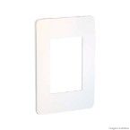 Placa 4X2 3 postos Br Chrome Soft Schneider