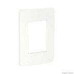 Placa 4X2 3 postos branca Schneider