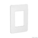 Placa 4X2 3 postos Gamma silver Schneider
