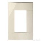 Placa 4x2 3 postos marfim Decor Prime Schneider