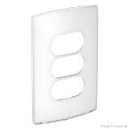 Placa 4x2 3 postos separados sugar gloss Nereya Pial