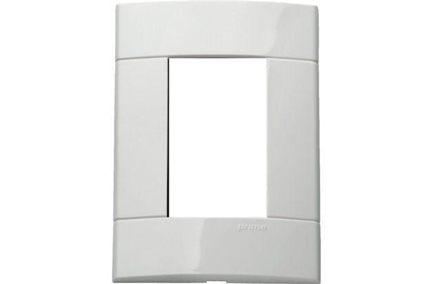 Placa 4x2 Branco para 3 Posto Decor