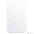 Placa 4x2 com suporte saída de fio branco Siena Alumbra