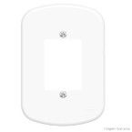 Placa 4x2 F3 Blanc Fame