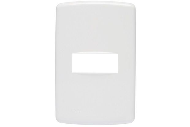 Placa 4x2 para 1 Módulo Duale Up Branco