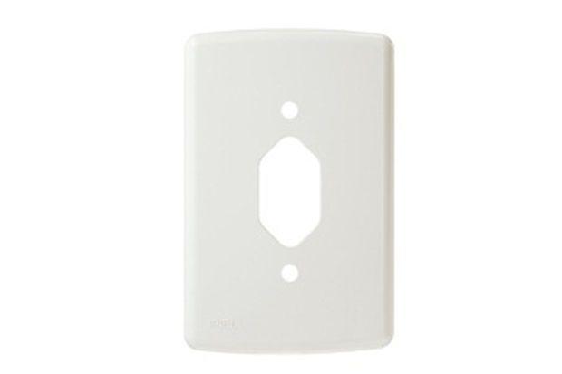 Placa 4x2 para 1 Tomada Duale Branca Ref. 1683