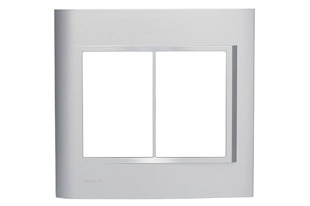 Placa 4x2 para 6 Módulos Alumínio Vivace