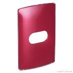 Placa 4x2 posto horizontal cherry gloss Nereya Pial