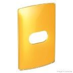 Placa 4x2 posto horizontal tangerine gloss Nereya Pial