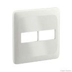 Placa 4x4 1 1 posto branco Zuli Lorenzetti