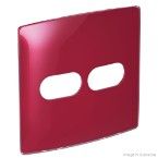 Placa 4x4 1 1 posto horizontal cherry gloss Nereya Pial