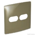 Placa 4x4 1 1 posto horizontal malt gloss Nereya Pial