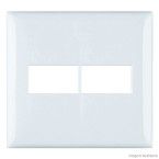 Placa 4x4 2 módulos água marinha Thesi Bticino