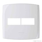 Placa 4x4 2 módulos azul capri Bliss Alumbra