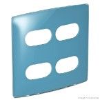 Placa 4x4 2 postos 2 postos separados blueberry Nereya Pial