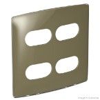 Placa 4x4 2 postos 2 postos separados malt gloss Nereya Pial