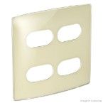 Placa 4x4 2 postos 2 postos separados quinoa gloss Nereya Pial