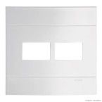 Placa 4x4 2 postos separados Lunare Schneider