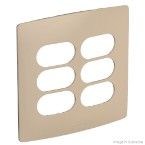 Placa 4x4 3 postos 3 postos separados gengibre Nereya Pial