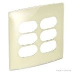 Placa 4x4 3 postos 3 postos separados quinoa gloss Nereya Pial