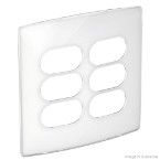 Placa 4x4 3 postos 3 postos separados sugar gloss Nereya Pial