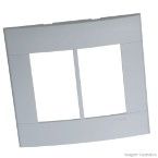 Placa 4x4 6 postos branca Lunare Prime Schneider