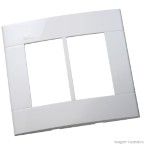 Placa 4x4 6 postos branco Decor Prime Schneider