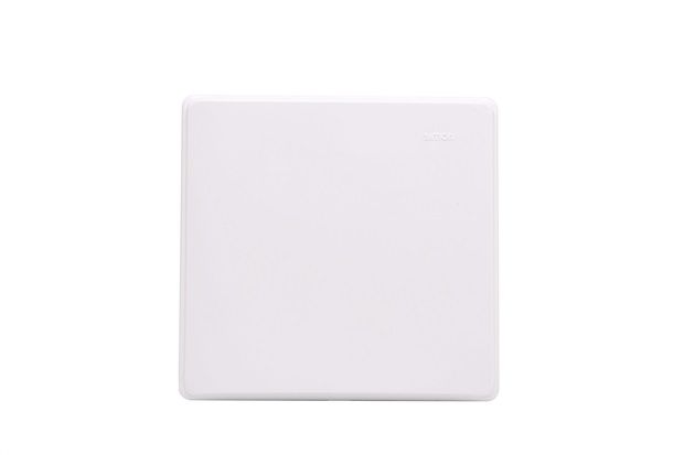 Placa 4x4 Cega com Suporte Branco S19