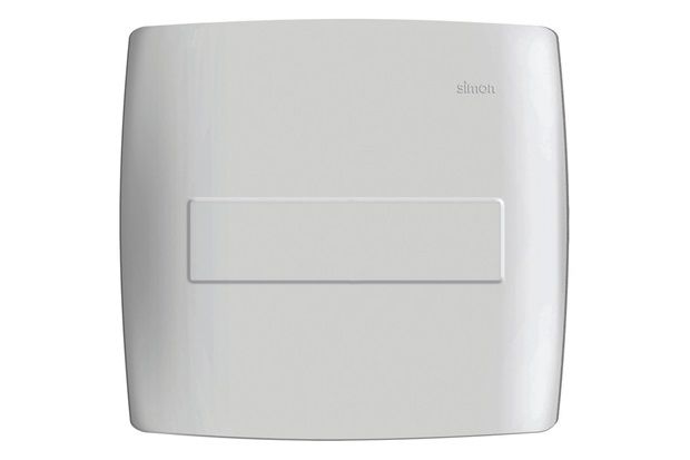 Placa 4x4 Cega com Suporte Simon 30 Branca