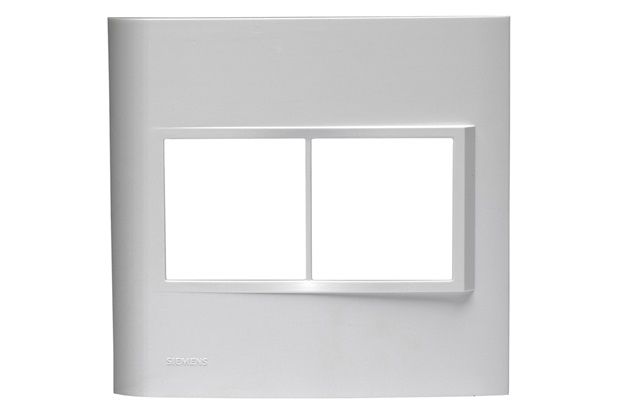 Placa 4x4 para 4 Módulos Branco Vivace