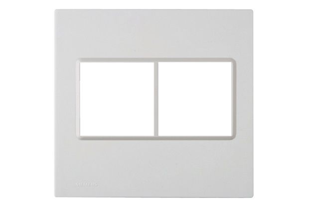 Placa 4x4 para 4 Módulos Delta Branco