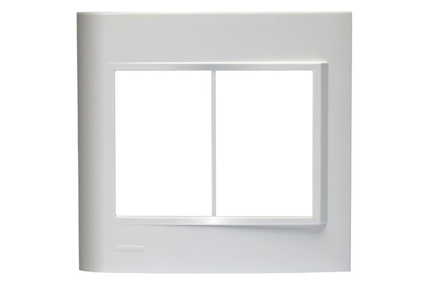 Placa 4x4 para 6 Módulos Branco Vivace