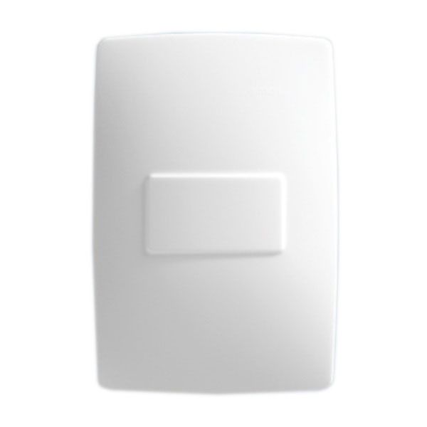 Placa Cega com Suporte 4x2 Branco S30 Simon