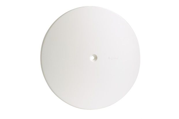 Placa Cega Redonda para Caixa 4 Pp Branca