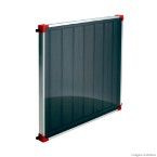 Placa coletora de alumínio para aquecedor solar 200x100cm vertical Ouro Fino