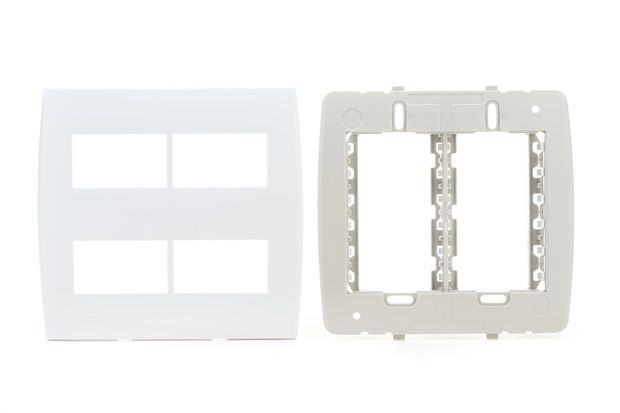 Placa com Suporte 4 Postos Separados 4 X 4 Ref:.5 Tg 99032