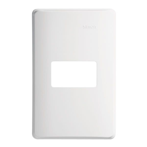 Placa com Suporte 4x2 1 Módulo(s) Branco S19 Simon