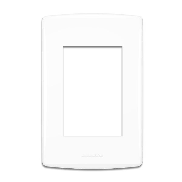 Placa com Suporte 4x2 Branco BiancoPró Alumbra