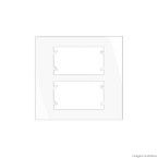 Placa com suporte para móveis Pró 2 módulos branca 85076 Alumbra